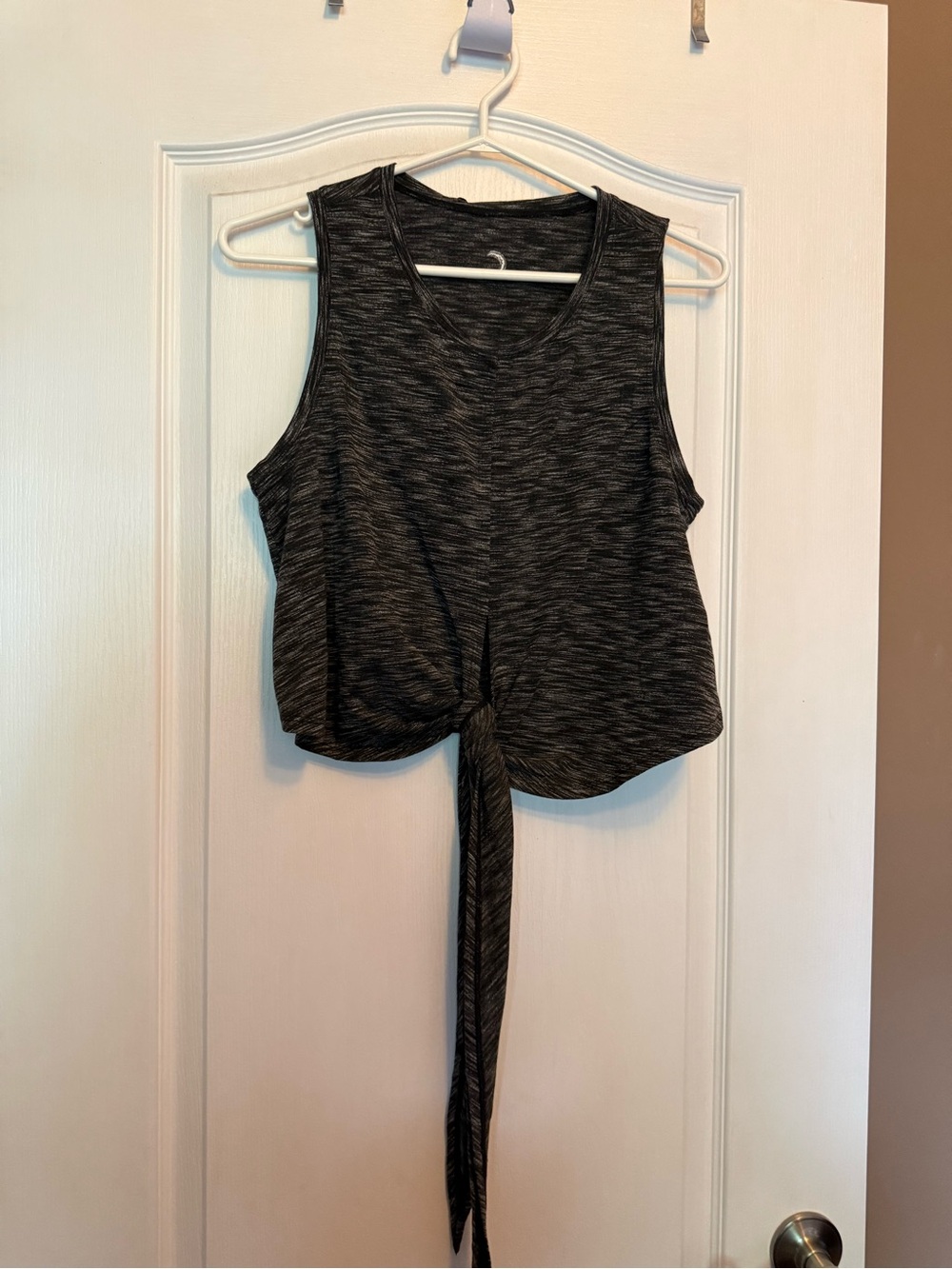 ZYIA Active Black Infinity Wrap Tank Top - Size Medium